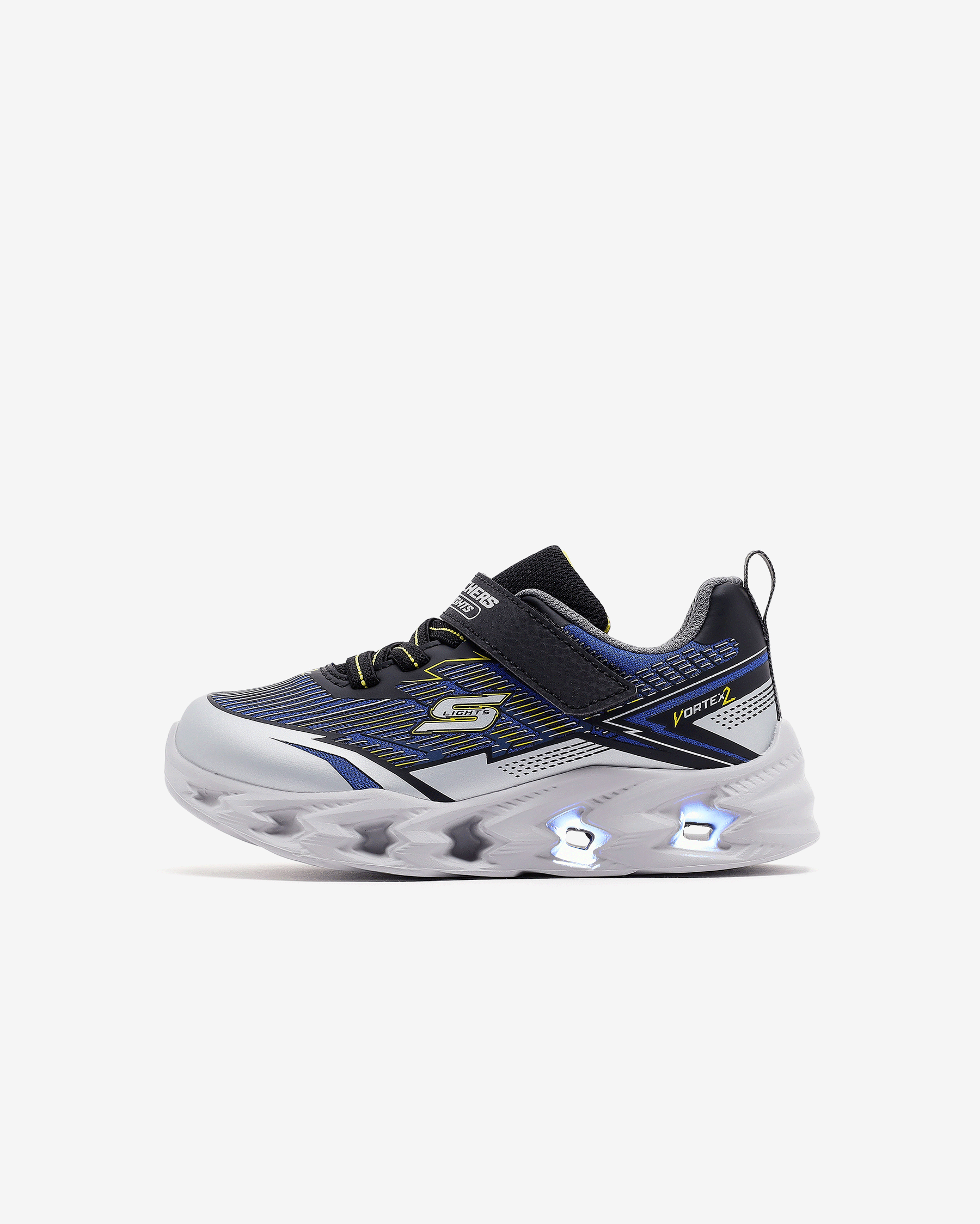 Skechers Vortex 2.0 Küçük Erkek Çocuk Gri Işıklı Spor Ayakkabı